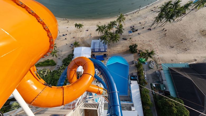 Skypark Sentosa, known for housing Singapore’s only bungy jump, expands beyond the AJ Hackett brand with the addition of Skyslides by Klook.