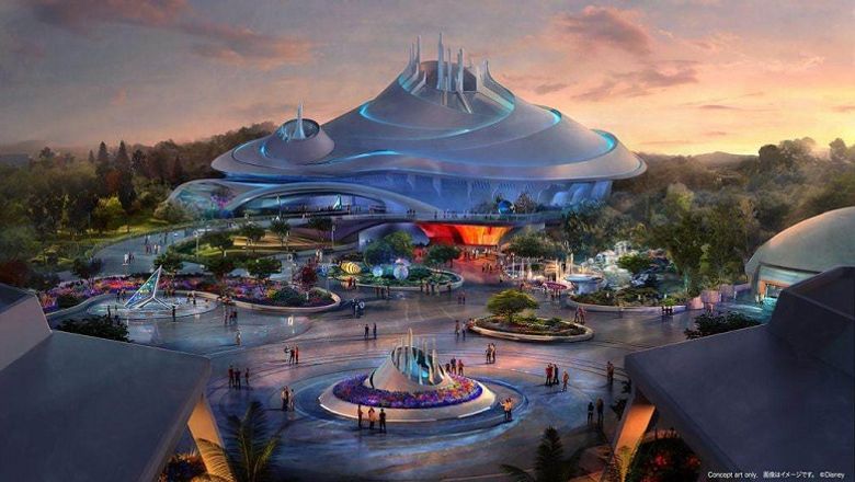 Tomorrowland, which Space Mountain is housed in, will also see the addition of a new plaza.