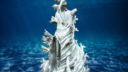 ‘Ocean Sentinels’ is the Museum of Underwater Art’s third art installation in the Townsville North Queensland region.