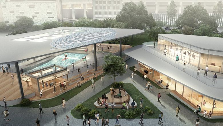 Trifecta by The Ride Side will house three sports arenas for surfing, skiing and skating.