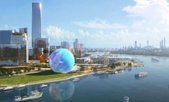 Rendering of the West Bund Star Dome, which is set to complete by end-2027.