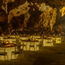 Fancy dinner and entertainment in a 150-million-year cave?