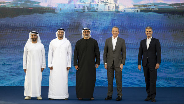 From left: Mohamed Al Zaabi, HE Mohamed Al Mubarak, Bob Iger, and Josh D’Amaro at the official announcement ceremony. From left: Mohamed Al Zaabi, HE Mohamed Al Mubarak, Bob Iger, and Josh D’Amaro at the official announcement ceremony.