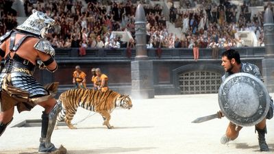 The Romans are not entertained by gladiator fights returning to the Colosseum.