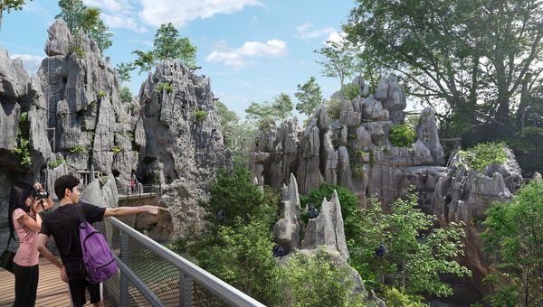The Karsts at Rainforest Wild Asia will be a home for primates. The Karsts at Rainforest Wild Asia will be a home for primates.