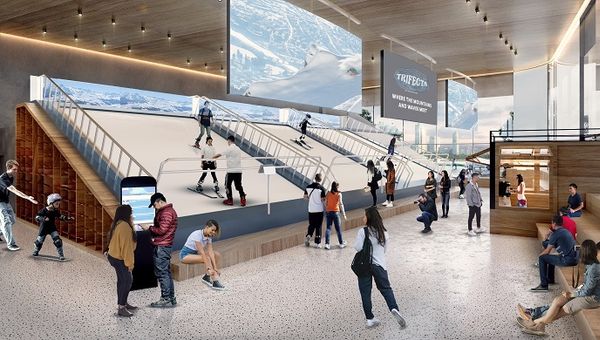 The snow arena at Trifecta will be powered by the first VR ski simulator in Asia. The snow arena at Trifecta will be powered by the first VR ski simulator in Asia.
