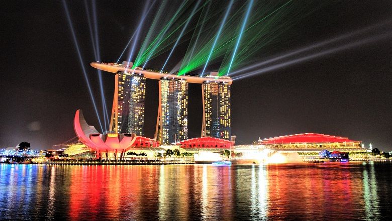 The popular evening light show in Singapore was halted in 2020 due to the pandemic.