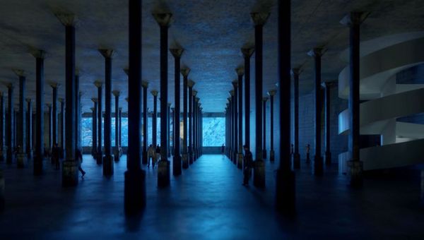 The Sydney Modern Project's underground art space is housed in a decommissioned World War II naval oil tank. The Sydney Modern Project's underground art space is housed in a decommissioned World War II naval oil tank.