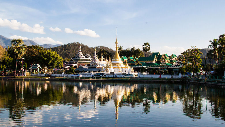 A majestic view of Wat Nong Yai in Pattaya, Thailand