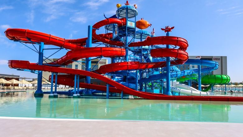 Waterland is a family-friendly aqua park at Silk Road Samarkand.