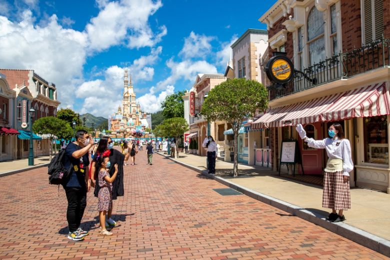 Hong Kong Disneyland reopened in June before temporarily suspending its operations this month.