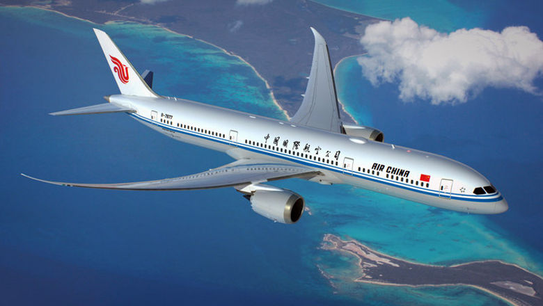 Air China's Dreamliner - Boeing 787-9.
