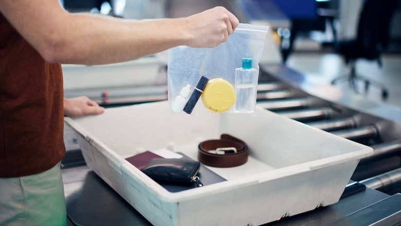 Liquids must be carried within a resealable clear plastic bag with a maximum volume of one litre.