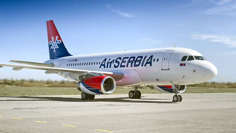 Air Serbia aircraft.