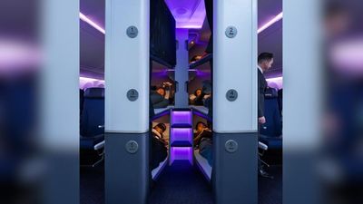 Six lie-flat, bunk-style pods per aircraft will be available in two four-hour sessions per flight.
