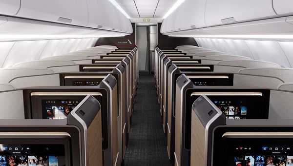 The Airbus A321XLR will have 20 Flagship Suite seats when it is delivered in 2024.