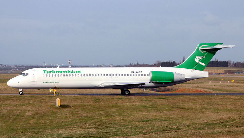 On its website, Turkmenistan Airlines says its fleet consists of modern Boeing (717,737,757 and 777) aircraft.