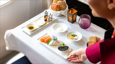 The caviar service will be available on flights between Doha and Boston, Dallas, Hong Kong, Houston, London, Los Angeles, Melbourne, New York, Paris, Sao Paulo, Singapore, Sydney, and Washington.