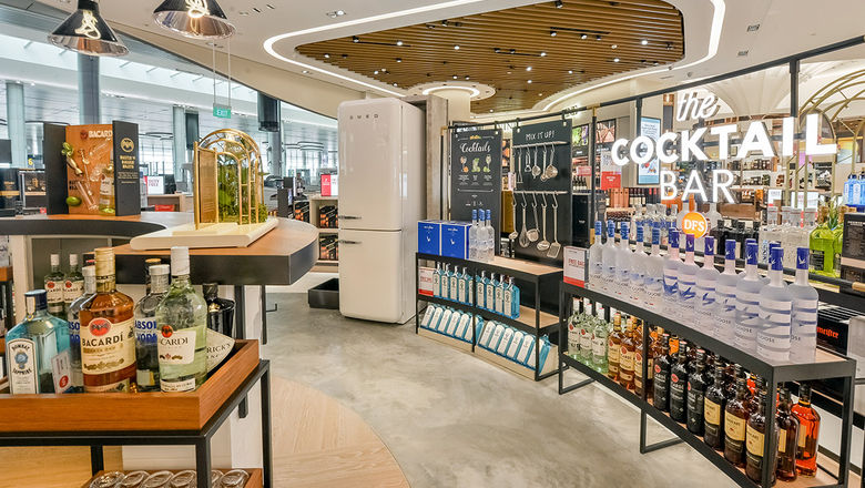 Cocktail bar, small-batch beers, whiskey house at new Changi Airport store