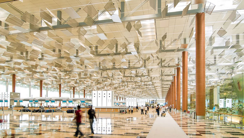 Changi Airport Terminal 3 Departure Hall.