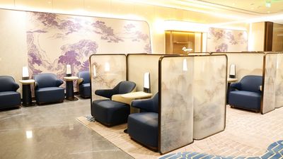 The new lounge spans some 1,400sqm and can accommodate up to 245 guests.