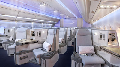 Finnair A350 XWB Business Class.