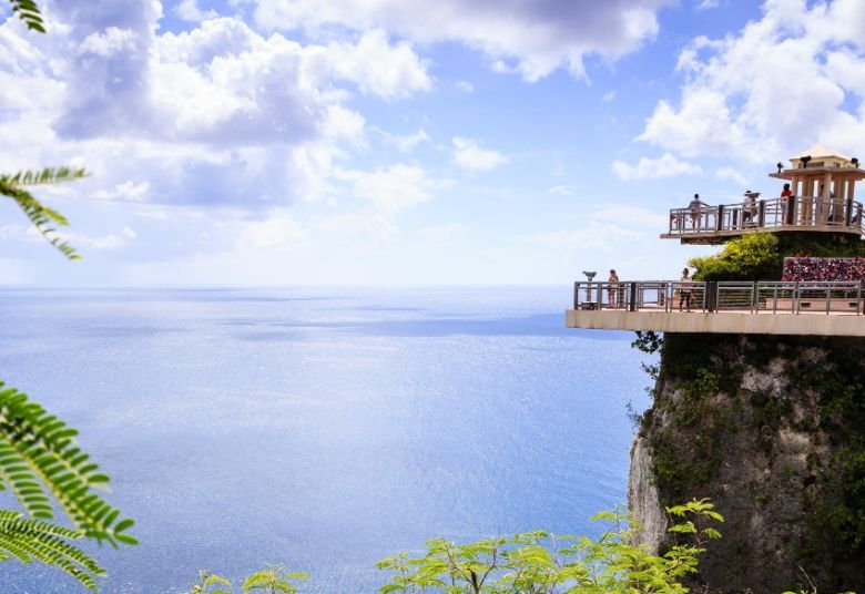 Korean Air will resume flights to Guam from 5 August. Pictured: Two Lovers Point