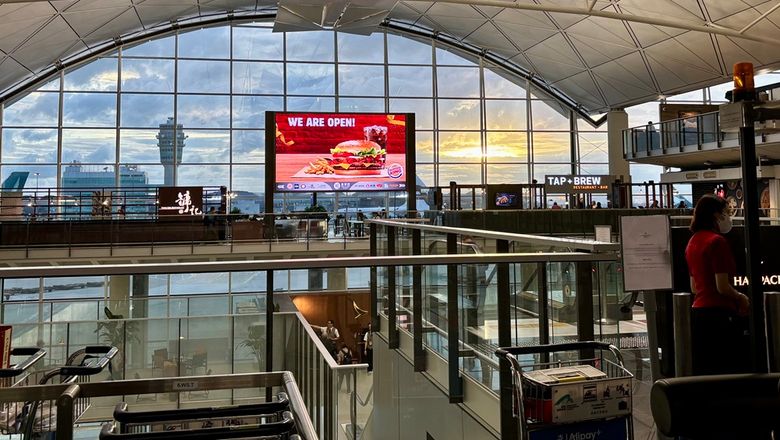 Hong Kong International Airport’s said its key facilities were largely unscathed during the storm.