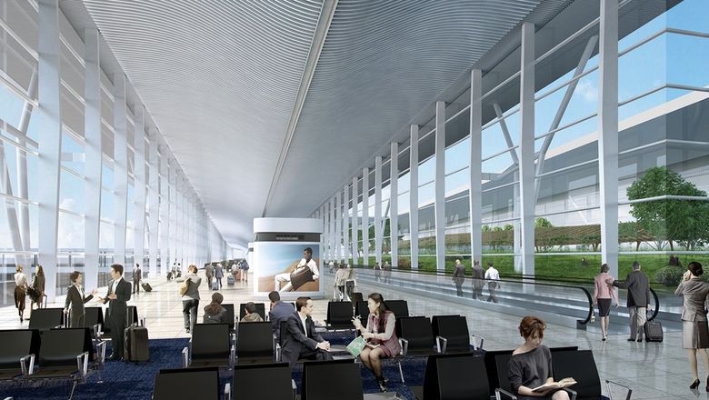 Departure facilities at T2 are expected to handle around eight million passenger trips in the first 12 months of operation.