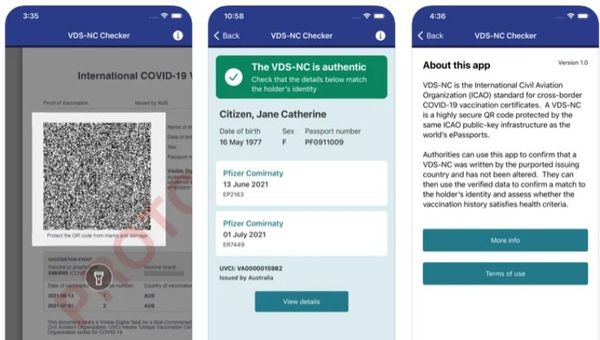 Australia has launched a new app to authenticate cross-border digital health certificates. Australia has launched a new app to authenticate cross-border digital health certificates.