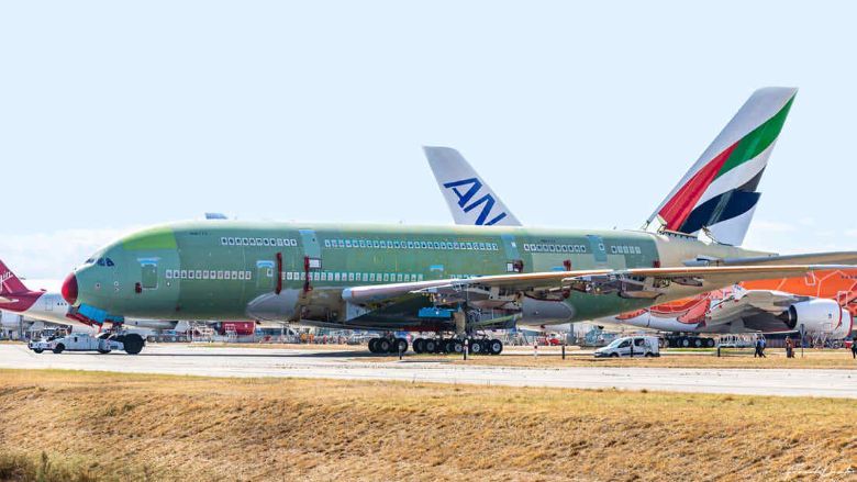 ANA is still awaiting one more superjumbo, while the last A380 was seen by freelance photographer Aviation Toulouse (@FrenchPainter) at the Airbus facility in France.