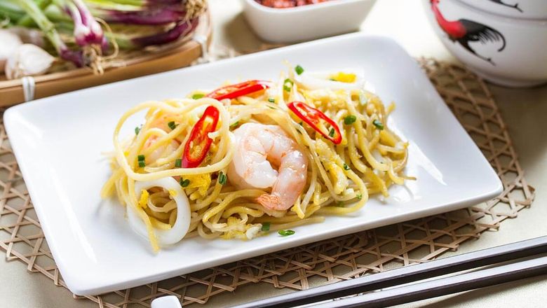 Hokkien Mee, one of 20 dishes from the ‘All-Time Favourites’ menu.