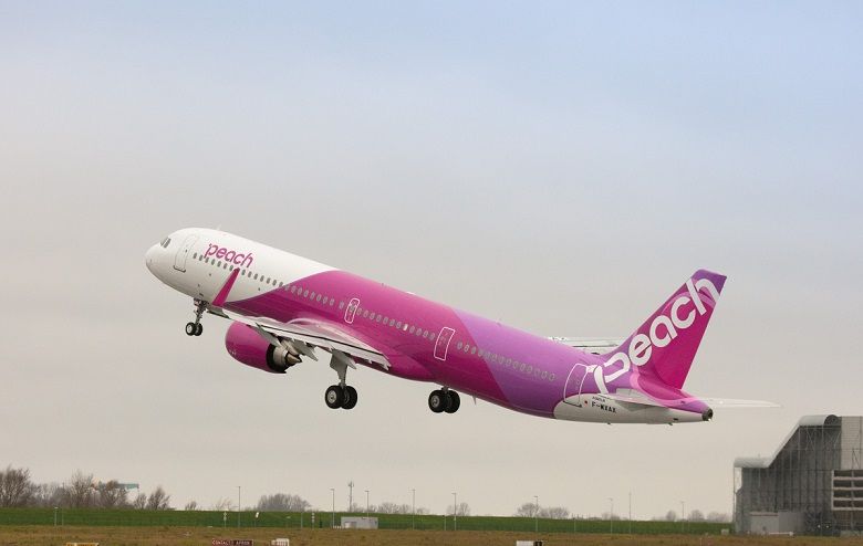 peach AIRBUS A321LR モデル Peach acquires new A321LR aircraft with only single seats
