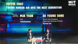 Bo Young Song (right), senior vice president, passenger business division, Korean Air, says that the airline aims to prioritise customers, adapt to Korea’s unique digital landscape, and maintain global standards.