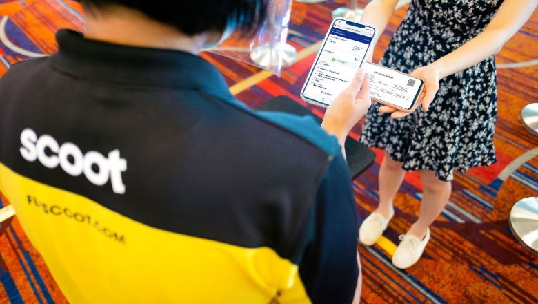 Scoot is currently trialling a new digital platform for Covid-19 tests and verification at check-in.