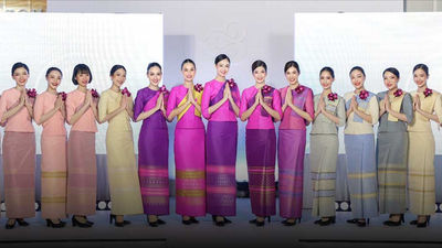 The new uniforms will be worn by female flight attendants onboard from 1 January 2024.