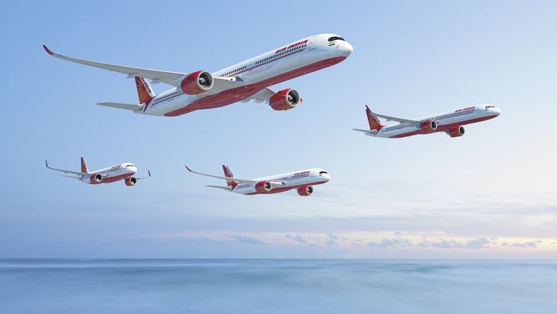 Air India’s new Airbus fleet.