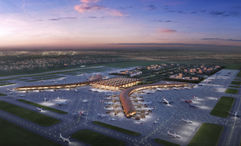 The layout of the Fosters+Partners terminal building is inspired by the traditional Cambodian headdress.
