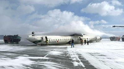 A Delta Air Lines flight crash-landed at Toronto Pearson Airport on 17 February, skidding in flames before flipping over and stopping upside down.