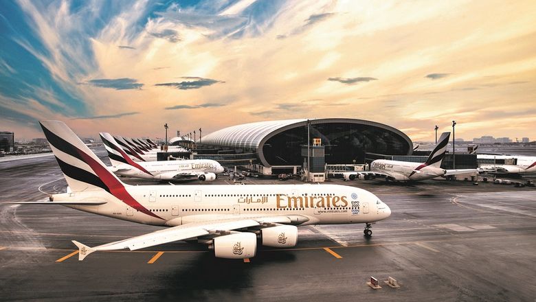 Emirates has its fleet back in the air, contributing to a strong first-half result.