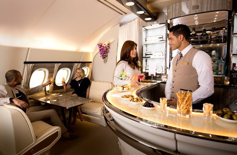Emirates will be serving drinks in the A380 lounge bar for a while yet, with Singapore Airlines and Japan’s ANA also giving the superjumbo another chance.