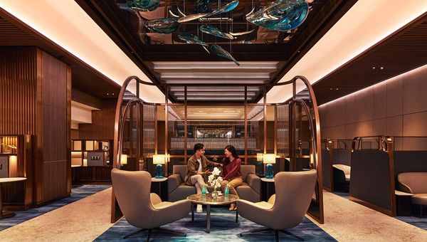 The Private Room within the SilverKris Lounge is designed with privacy in mind. The Private Room within the SilverKris Lounge is designed with privacy in mind.