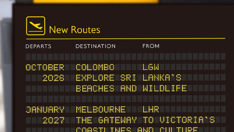 BA is “confident” the new routes to Melbourne and Sri Lanka “will prove popular with our customers”.