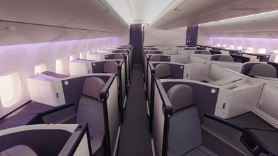 The carrier reveals its next-generation business premier suites.
