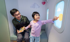 The Sensory Corner can accommodate up to 12 users at a time  and is available free of charge.