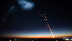 Qantas has had to delay flights because of falling space junk.