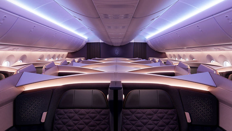 Boeing 787 Dreamliner cabin designs revealed by Riyadh Air.