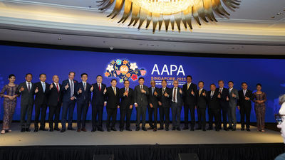 The 67th Assembly of Presidents of the Association of Asia Pacific Airlines at Mandarin Oriental Singapore.