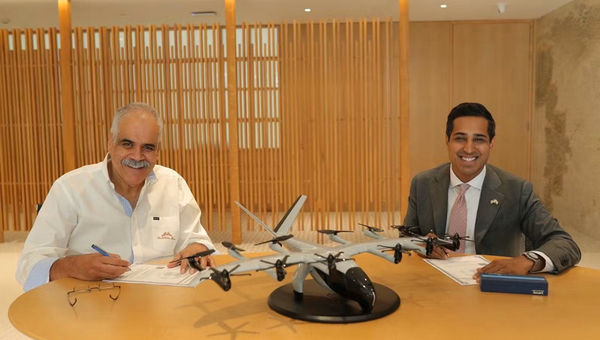 Signing ceremony at InterGlobe headquarters in New Delhi between group managing director of InterGlobe, Rahul Bhatia, and COO of Archer Aviation, Nikhil Goel) Signing ceremony at InterGlobe headquarters in New Delhi between group managing director of InterGlobe, Rahul Bhatia, and COO of Archer Aviation, Nikhil Goel)
