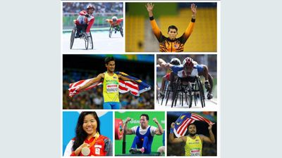 A screenshot of the ASEAN Paralympic champions from AirAsia CEO Tony Fernandes’ Facebook post on September 12.